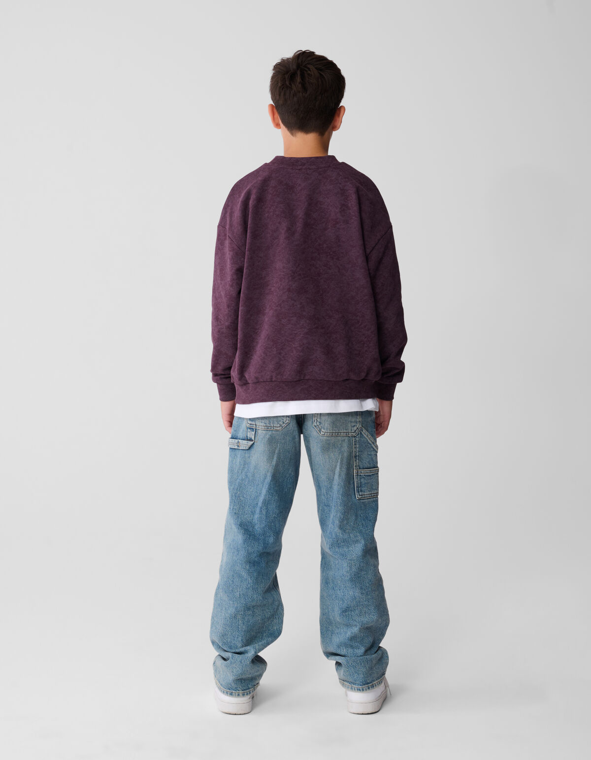Connect Artwork Pullover Dunkelrot SHOEBY BOYS