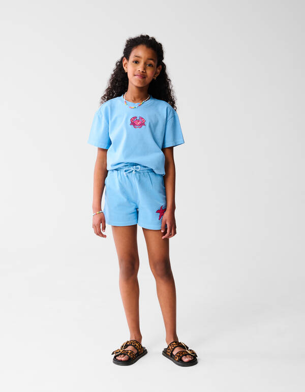Seestern Kunstwerk Kurz Blau SHOEBY GIRLS