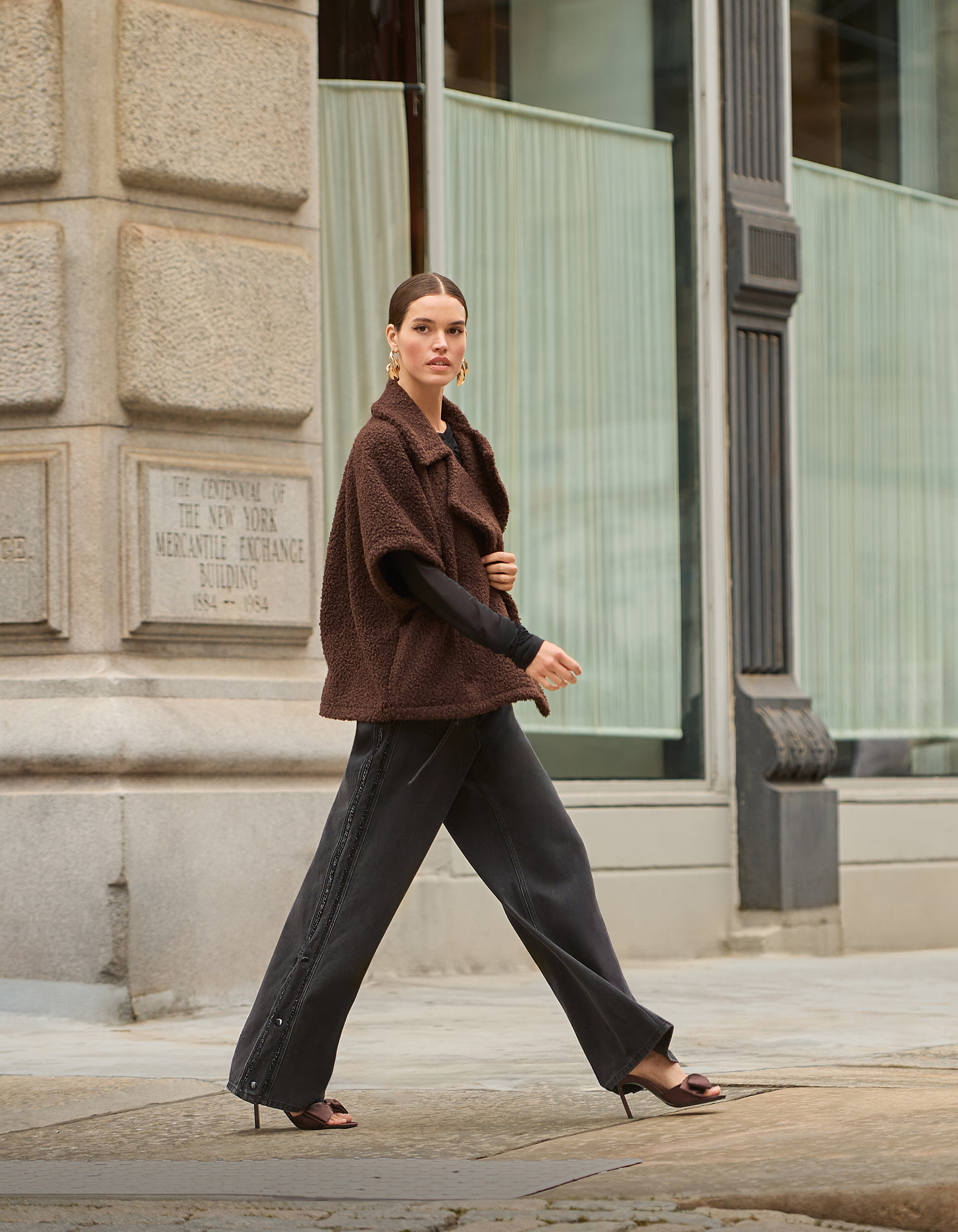 Tape Gerade Passform Denim Schwarz SHOEBY WOMEN