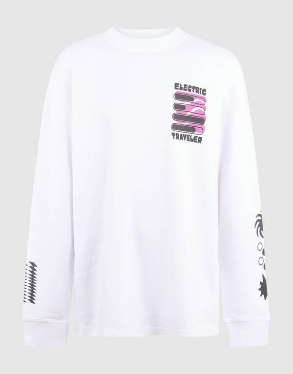 Artwork Langarm-T-Shirt Off White SHOEBY BOYS