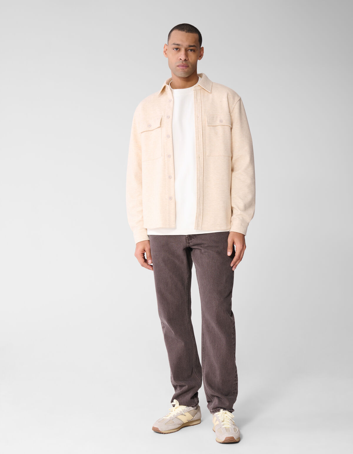 Soft Overshirt Off-White SHOEBY MEN