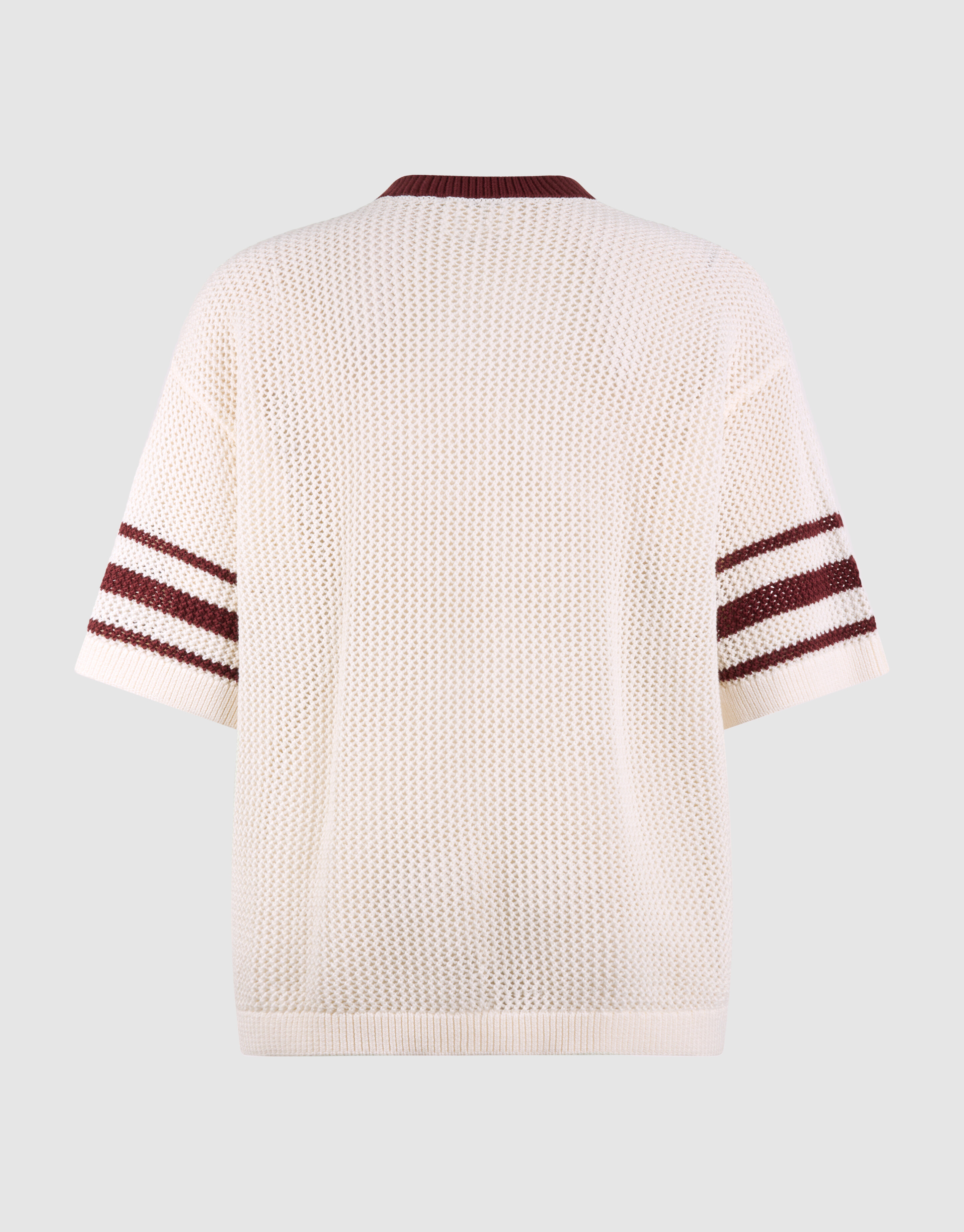 Oversized Baseball-T-Shirt Gebrochen Wei&szlig; SHOEBY WOMEN