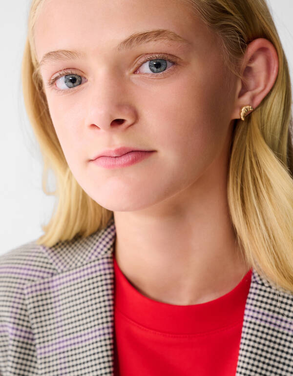 Fenster Artwork Blazer Hellbraun SHOEBY GIRLS