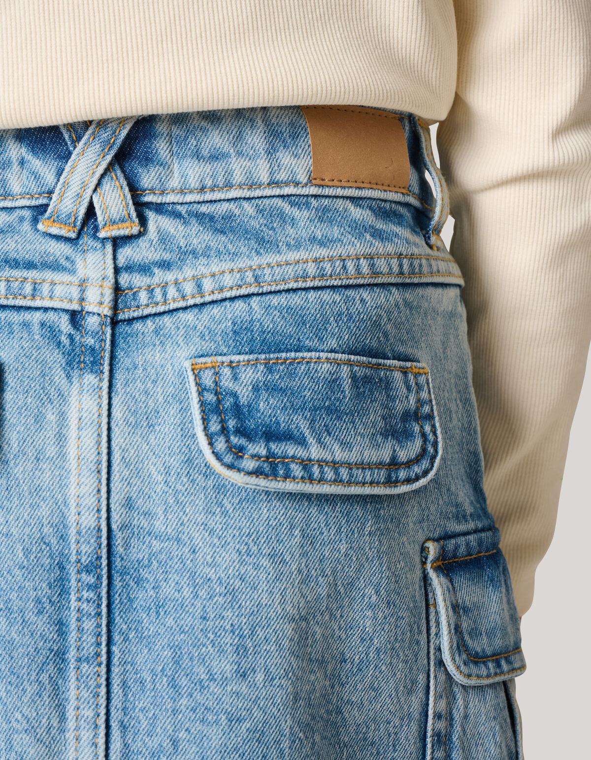 Denim Cargorock Blau SHOEBY GIRLS