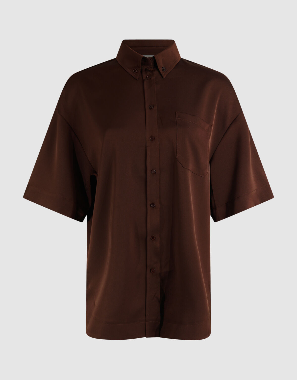 Bluse in &Uuml;bergr&ouml;&szlig;e Dunkelbraun SHOEBY WOMEN