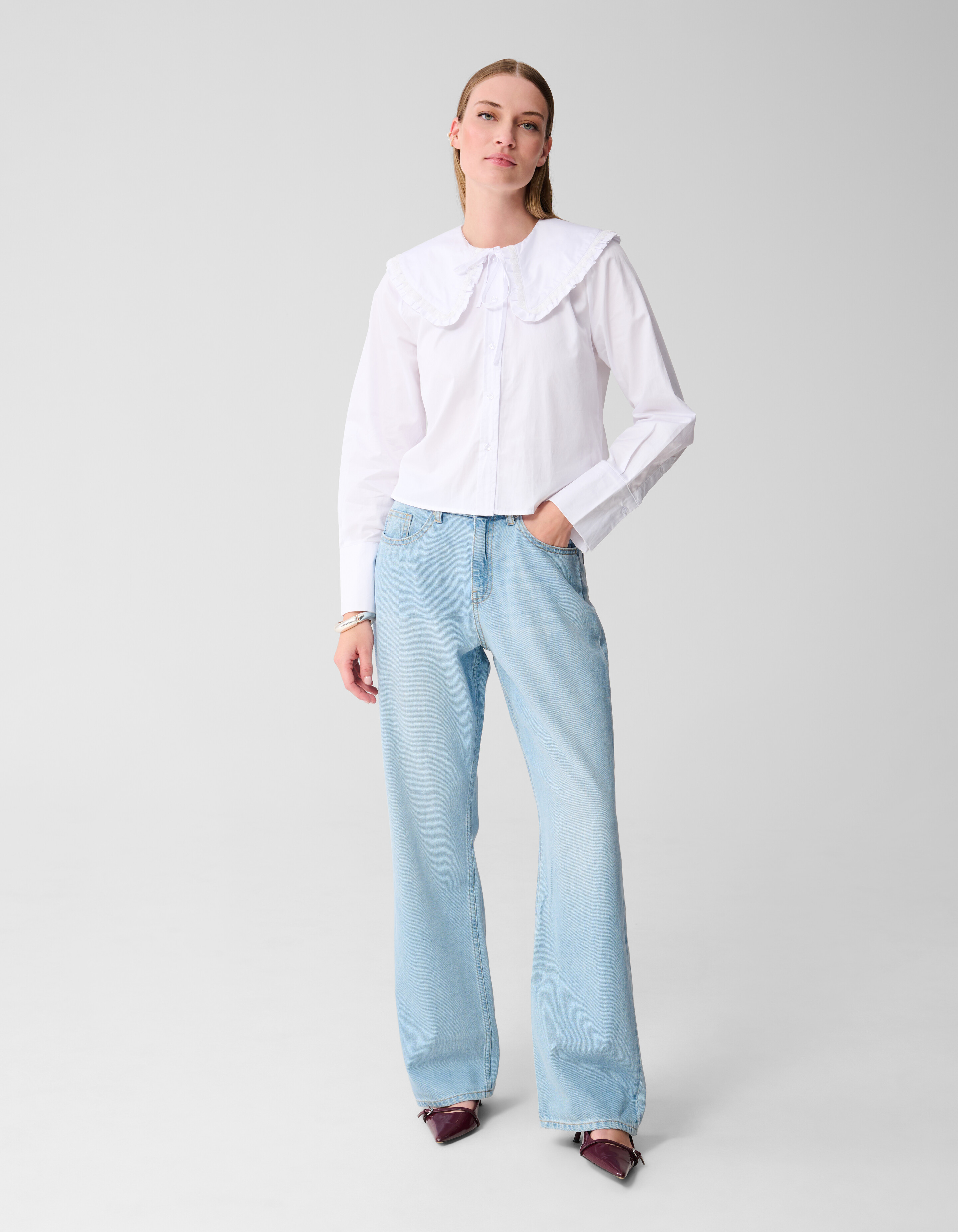 Weite Passform Jeans Extra Lang Gebleicht SHOEBY WOMEN