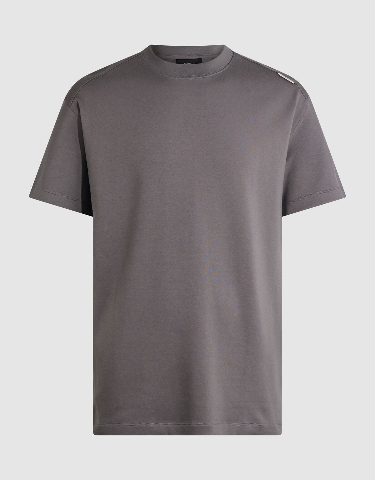 Label-T-Shirt Dunkelgrün SHOEBY MEN