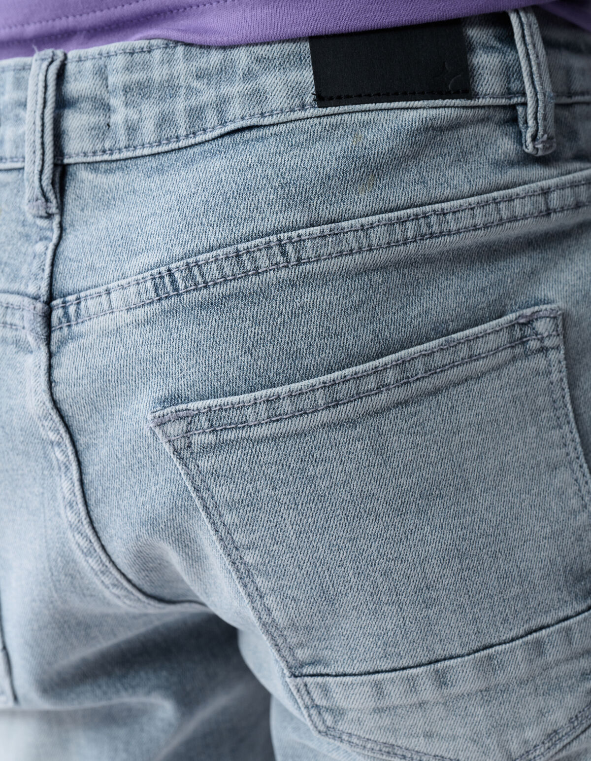 Tapered Fit Jeans Grau SHOEBY BOYS