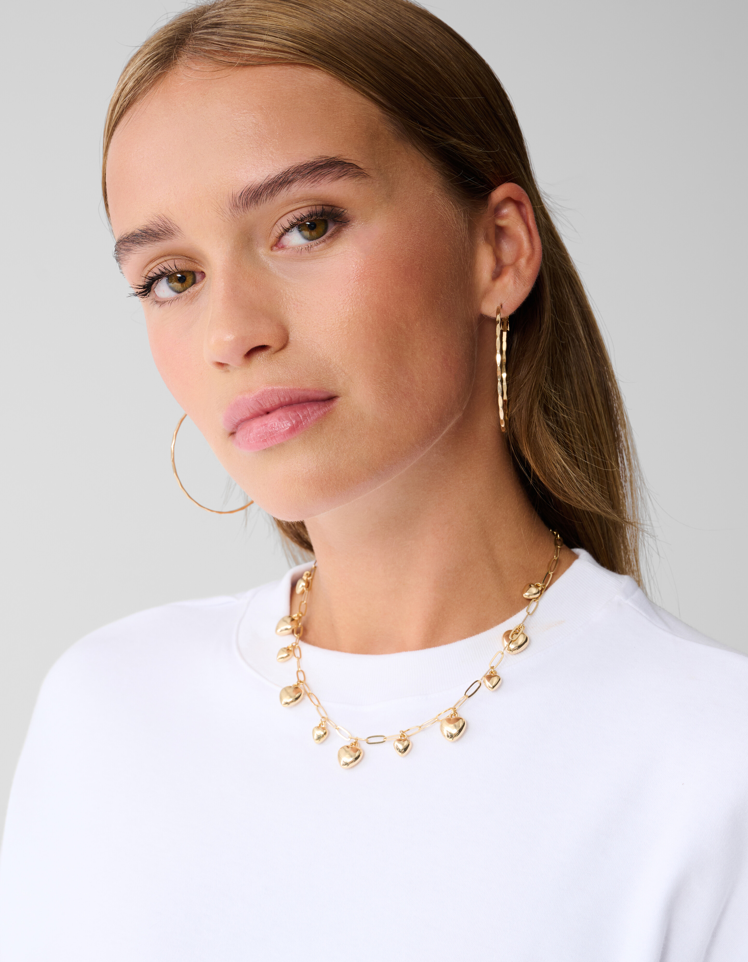 Herz-Halskette Gold SHOEBY ACCESSOIRES
