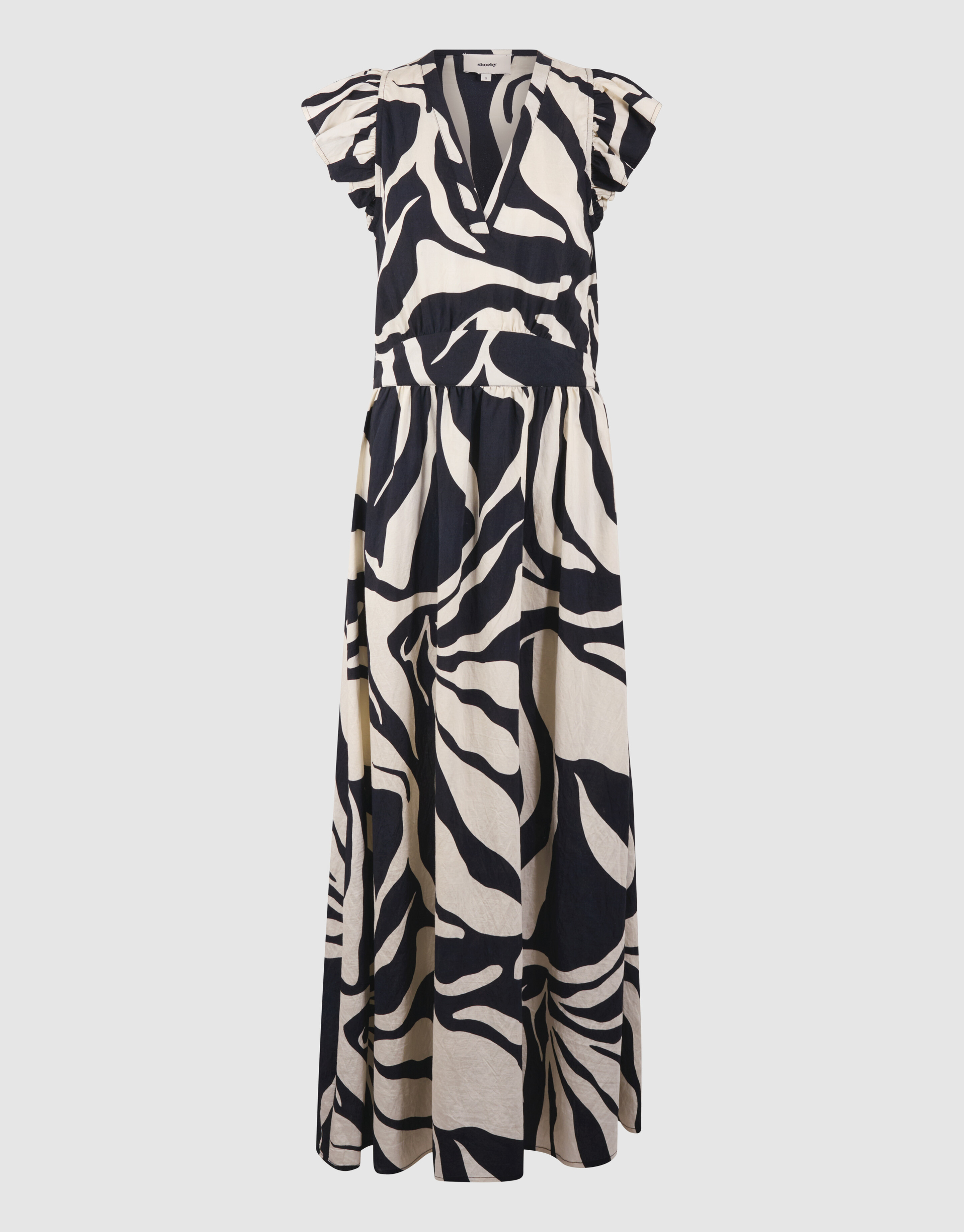 Bedrucktes Maxikleid in Schwarz SHOEBY WOMEN
