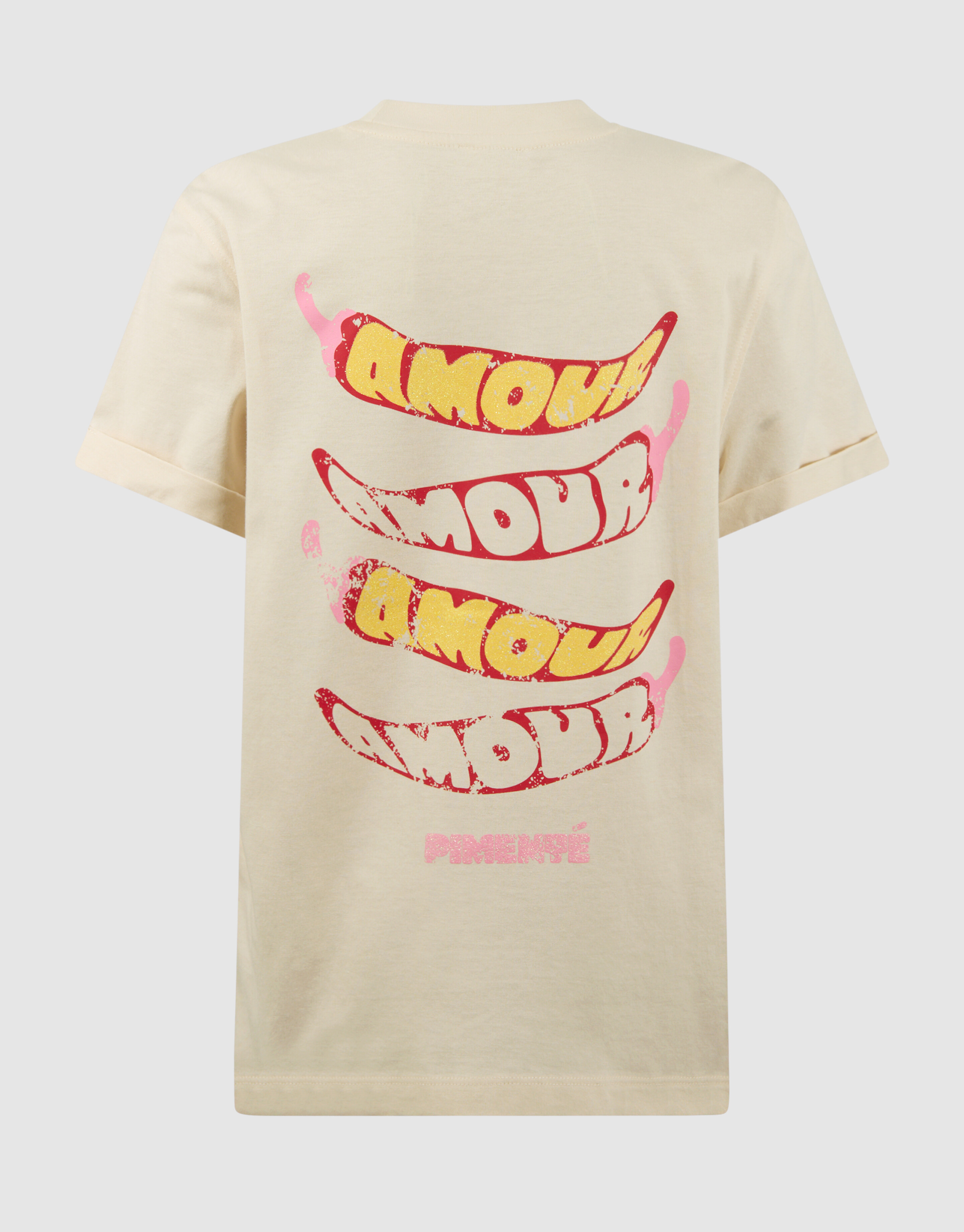Pepper Artwork T-Shirt Off-White SHOEBY GIRLS