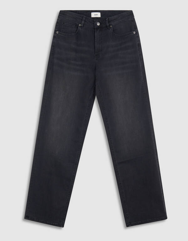 Straight Fit Jeans Dunkelgrau SHOEBY WOMEN