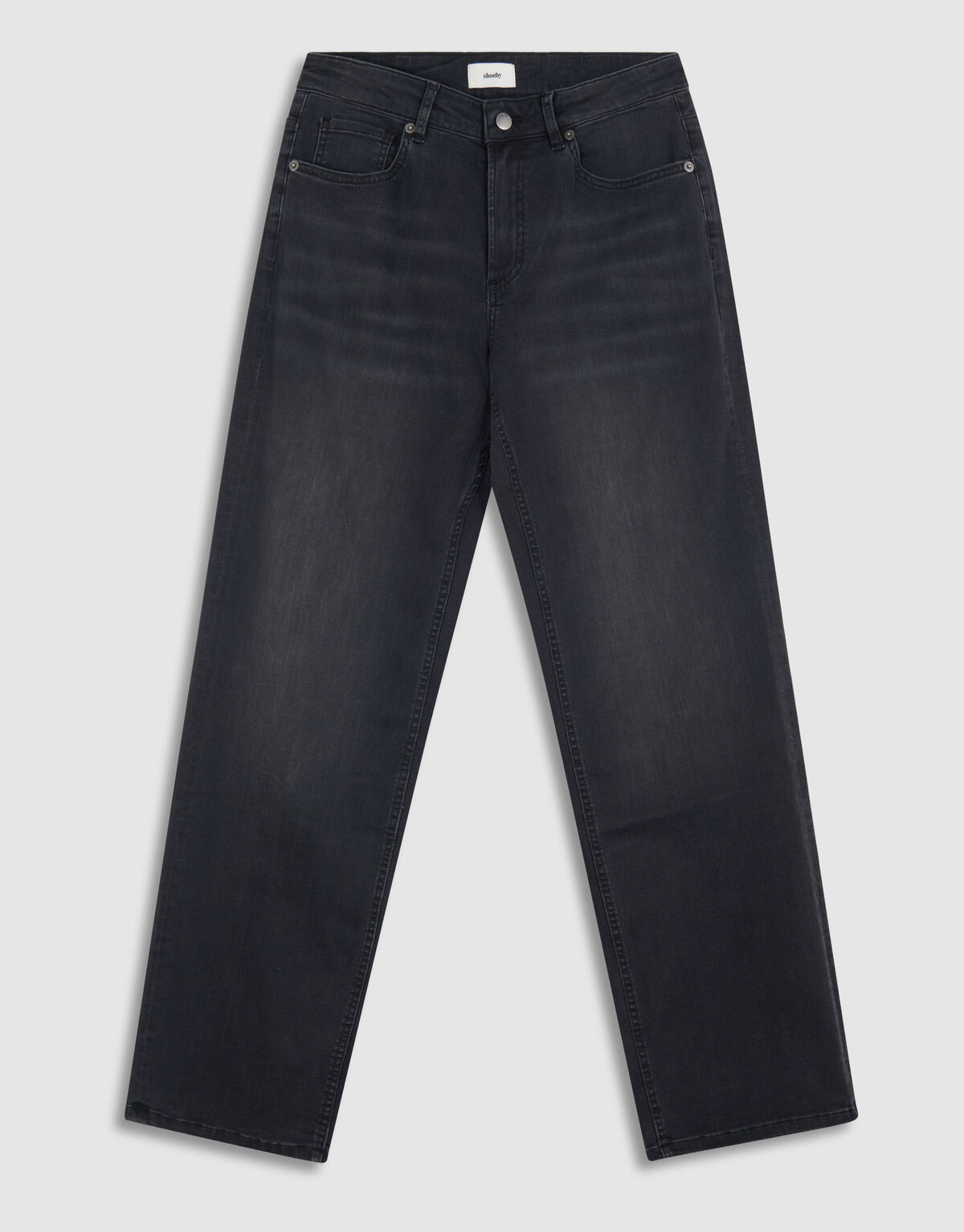Straight Fit Jeans Dunkelgrau SHOEBY WOMEN