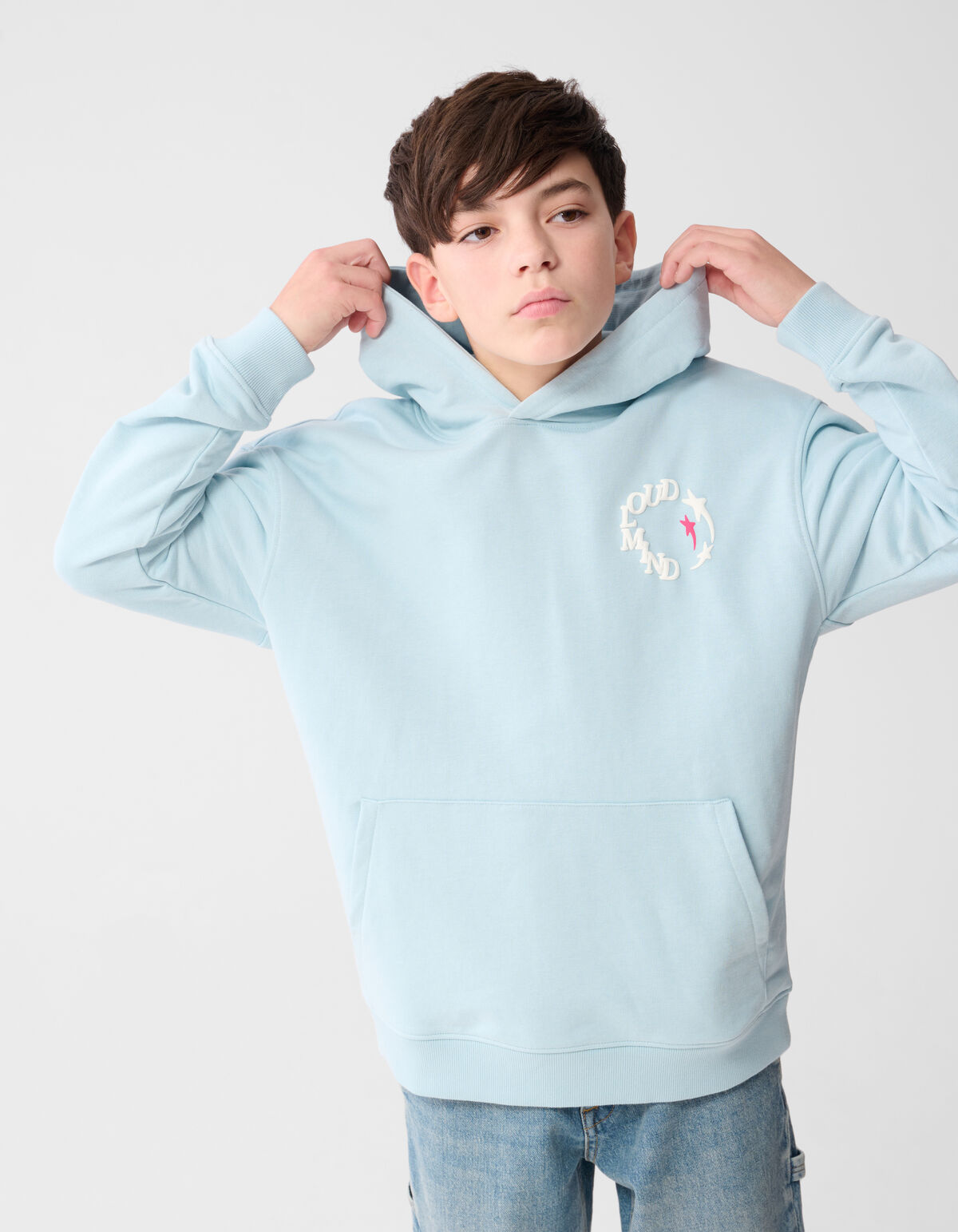 Cloud Artwork Hoodie Hellblau SHOEBY BOYS