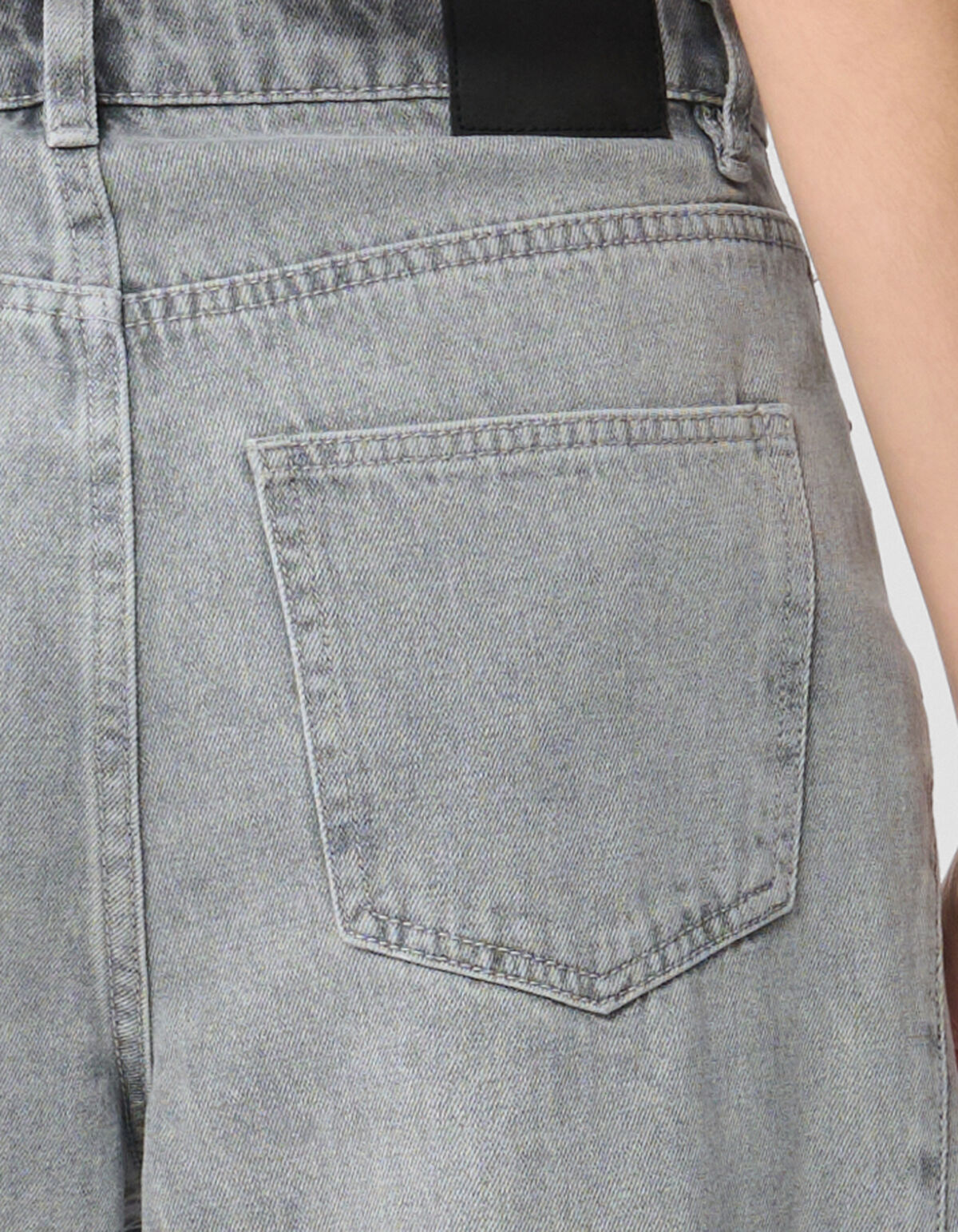 Barrel Fit Jeans Hellgrau SHOEBY WOMEN