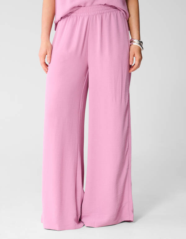 Twist Wide Leg Fit Hose Rosa SHOEBY WOMEN
