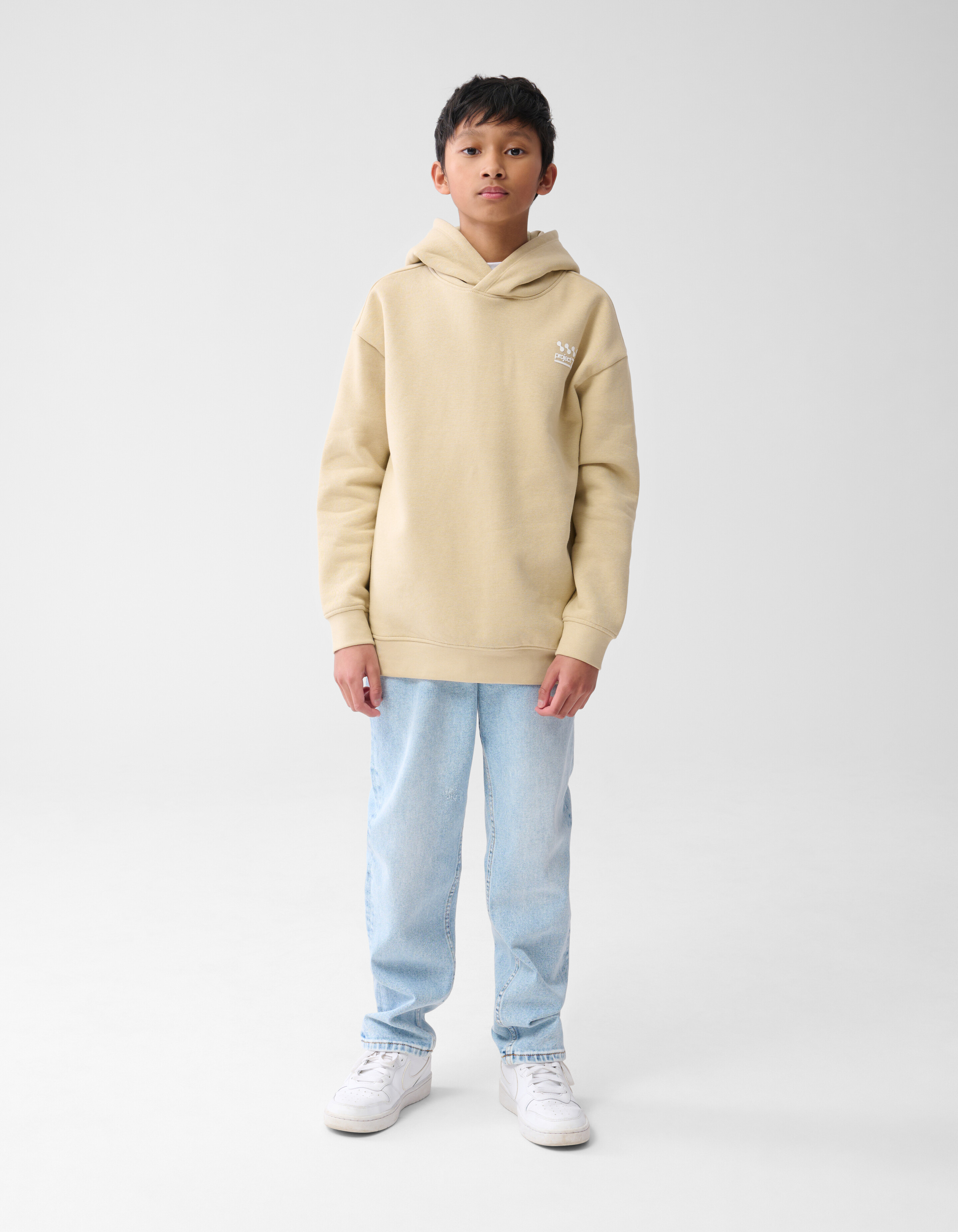 Basic Text Hoodie Sand SHOEBY BOYS