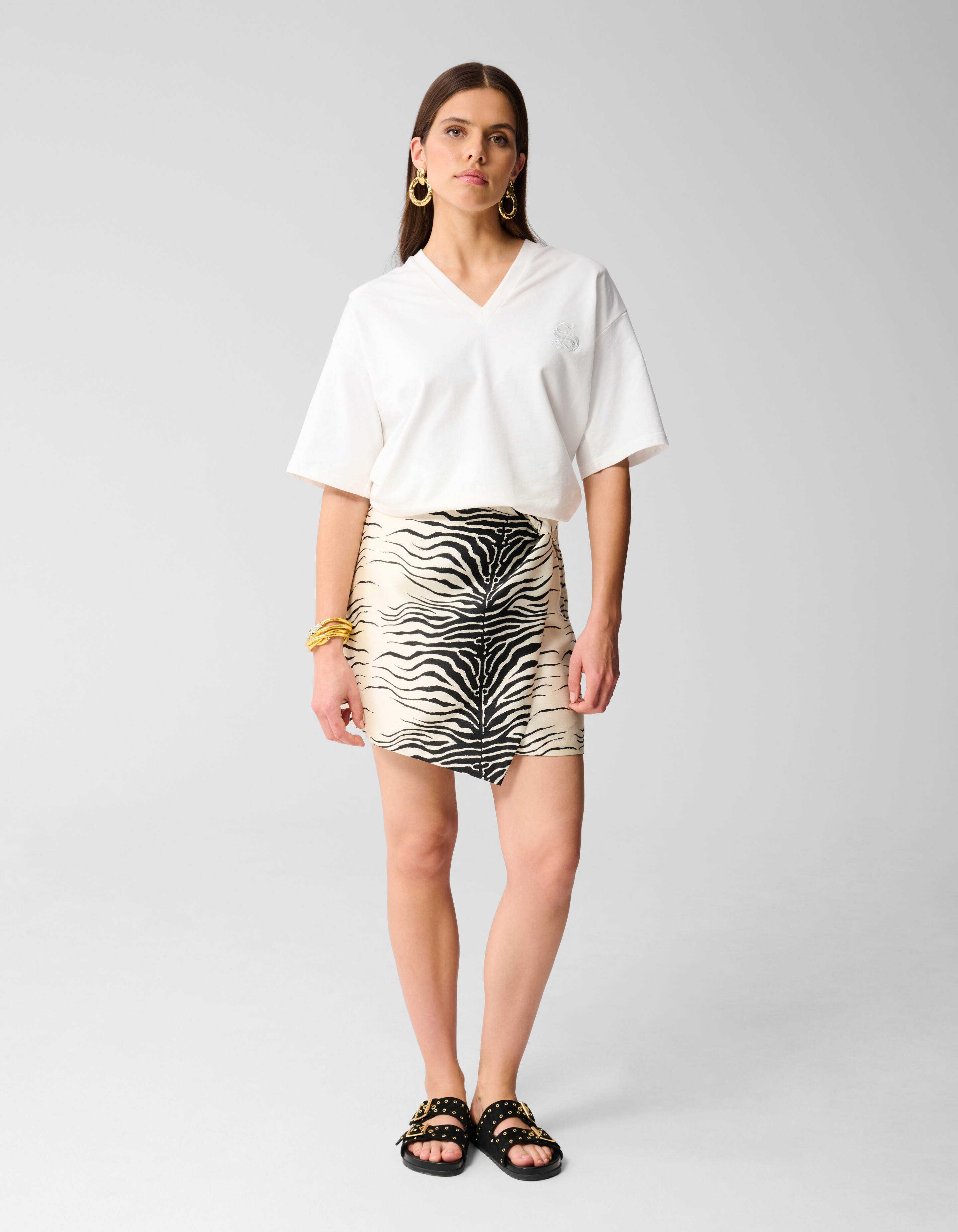 Übergroßes Logo-T-Shirt Weiß SHOEBY WOMEN