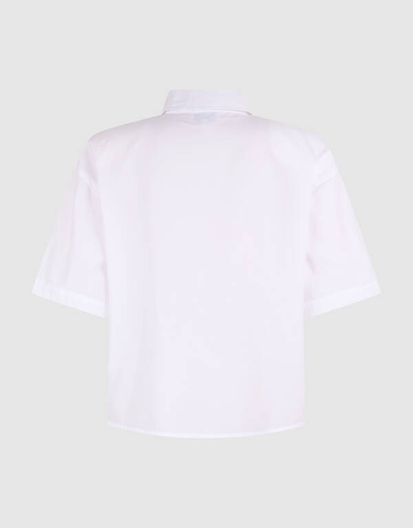 Oversized Solid Bluse Wei&szlig; SHOEBY WOMEN