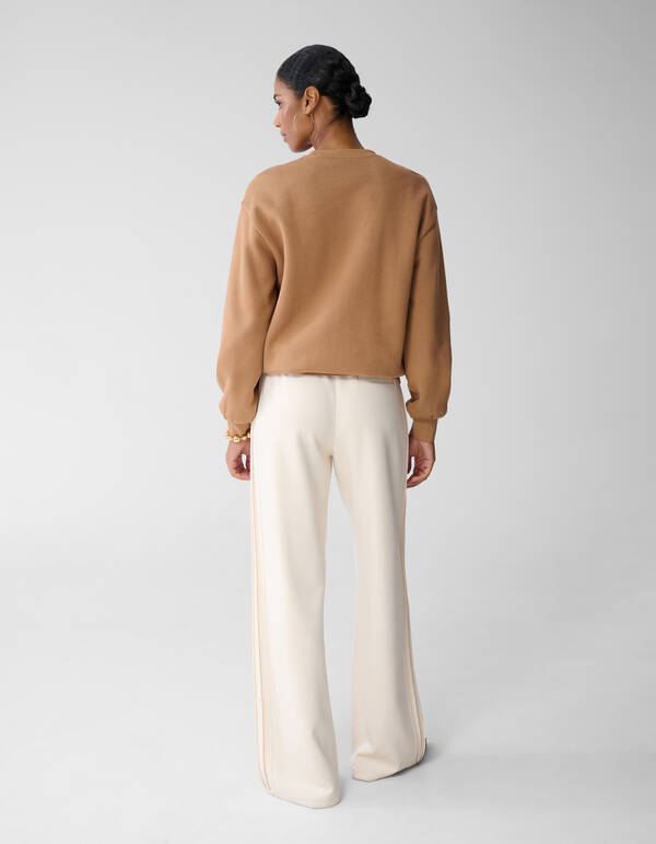 Oversized-College-Pullover Braun SHOEBY WOMEN