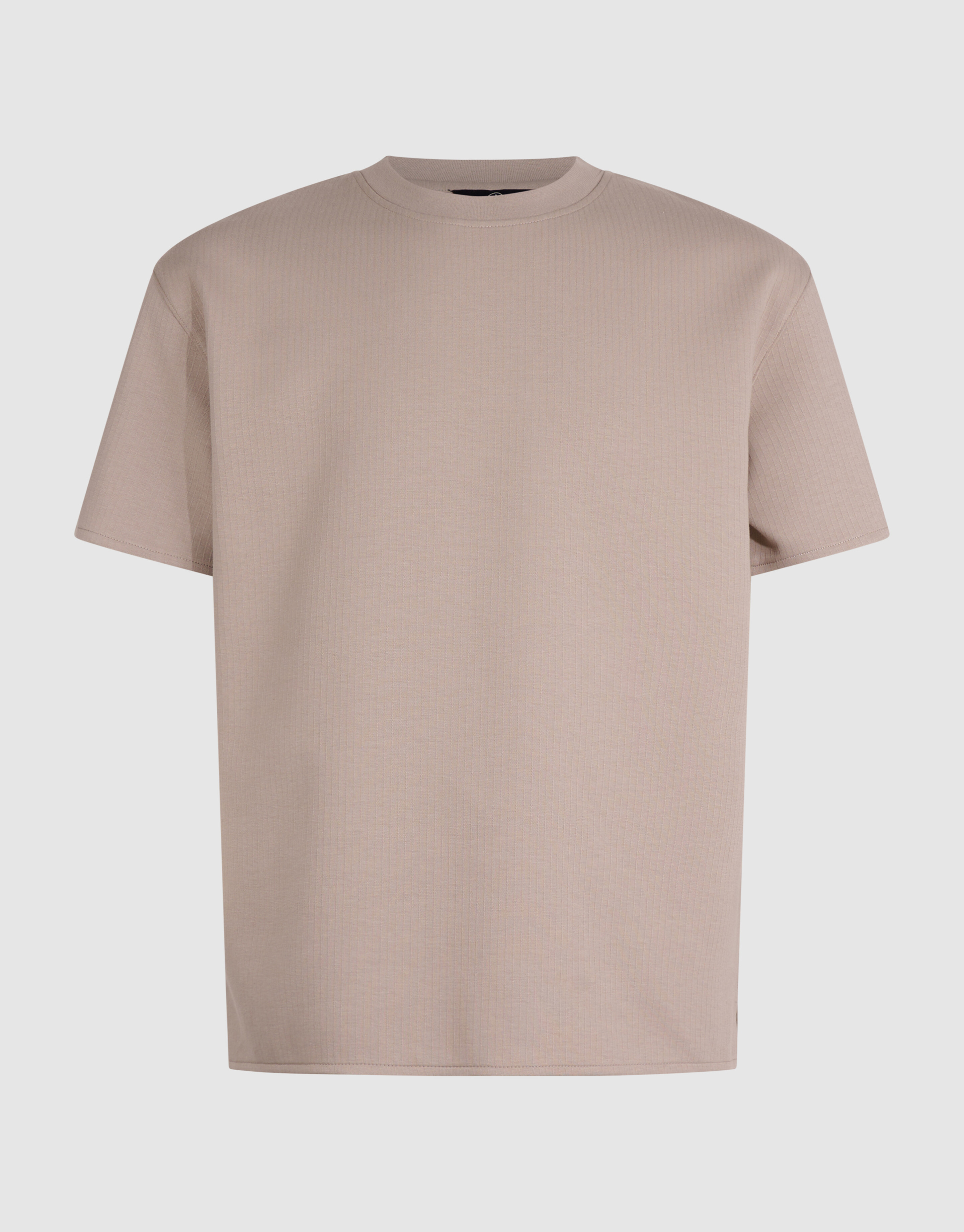 Gestreept Rib T-shirt Lichtgroen SHOEBY MEN