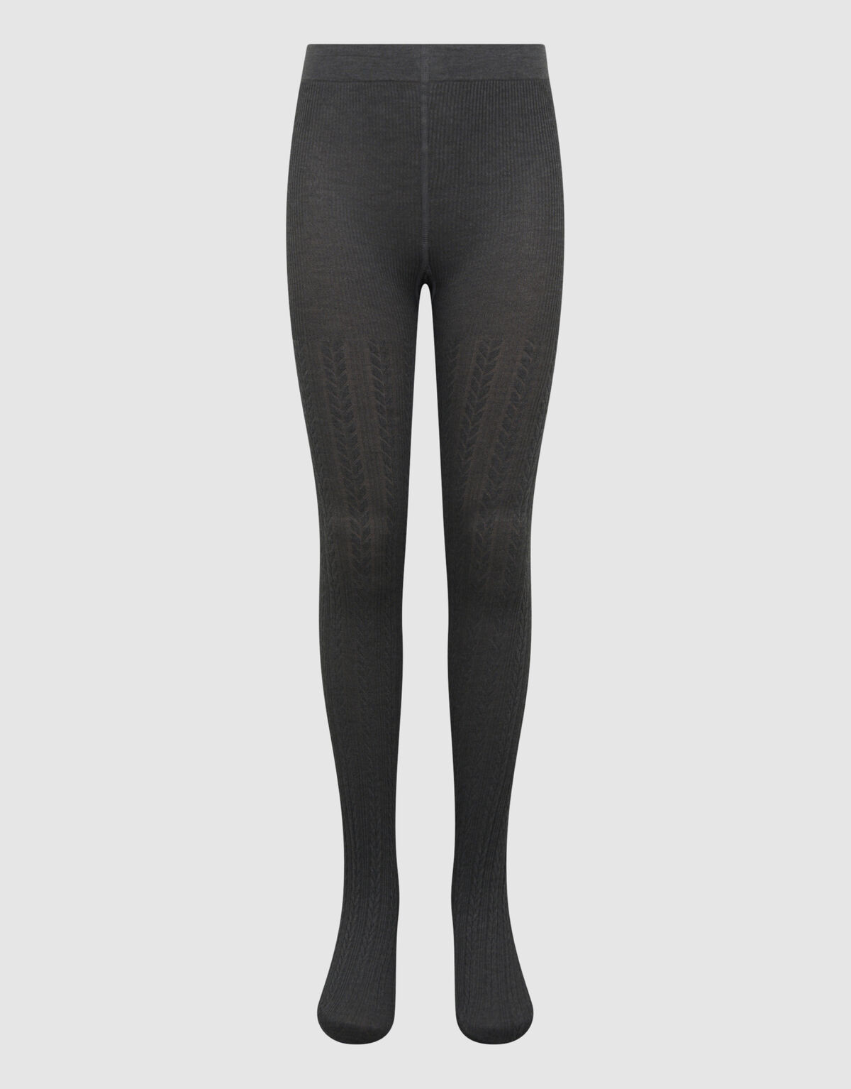 Zopfmuster-H&ouml;schen Dunkelgrau SHOEBY ACCESSOIRES