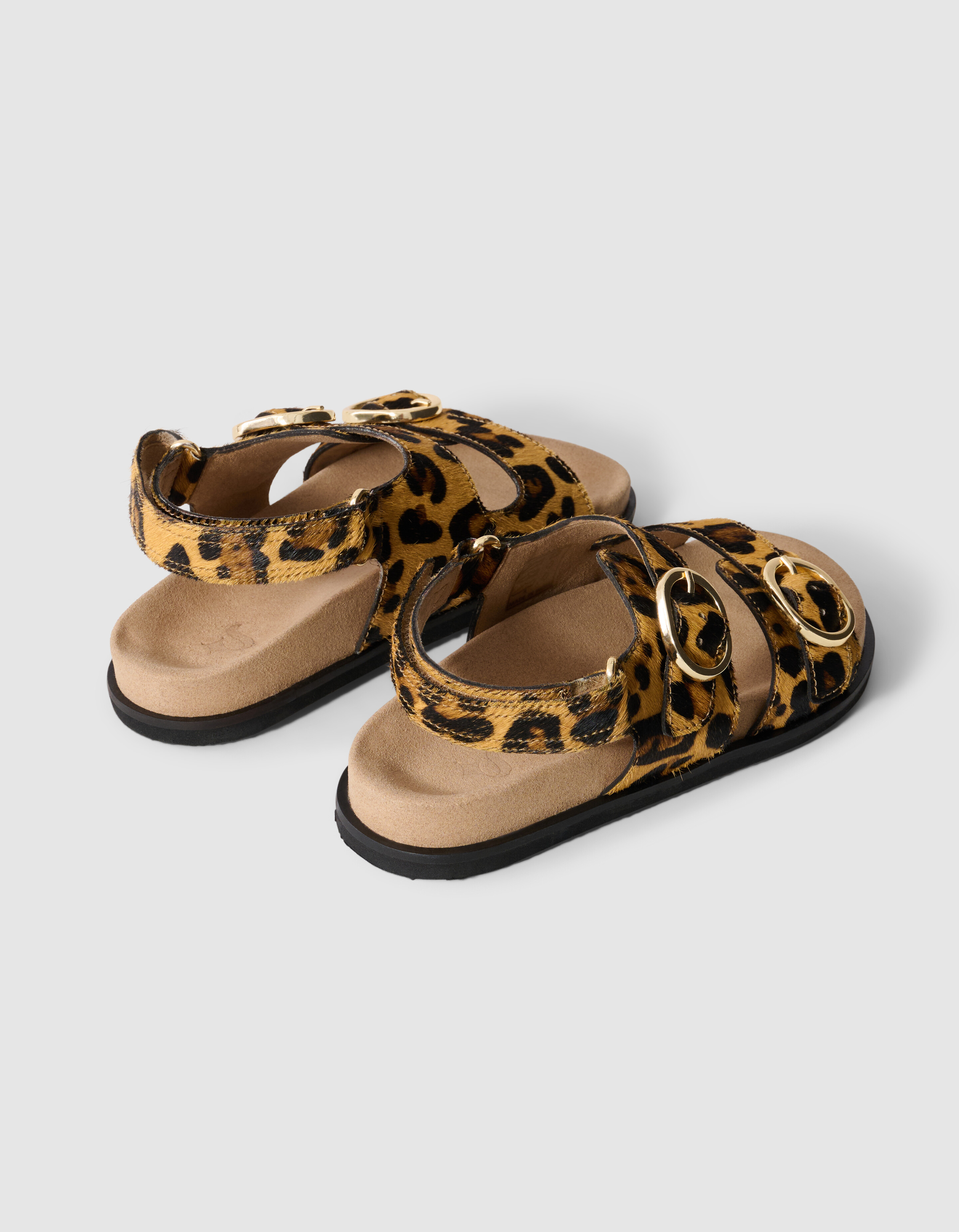 Leopard Sandale Braun SHOEBY SHOES