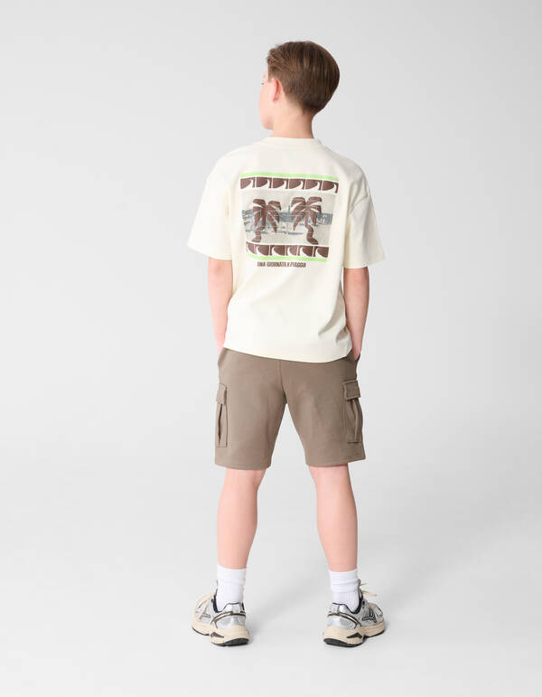 Spiaggia Artwork T-Shirt Gebrochen Wei&szlig; SHOEBY BOYS