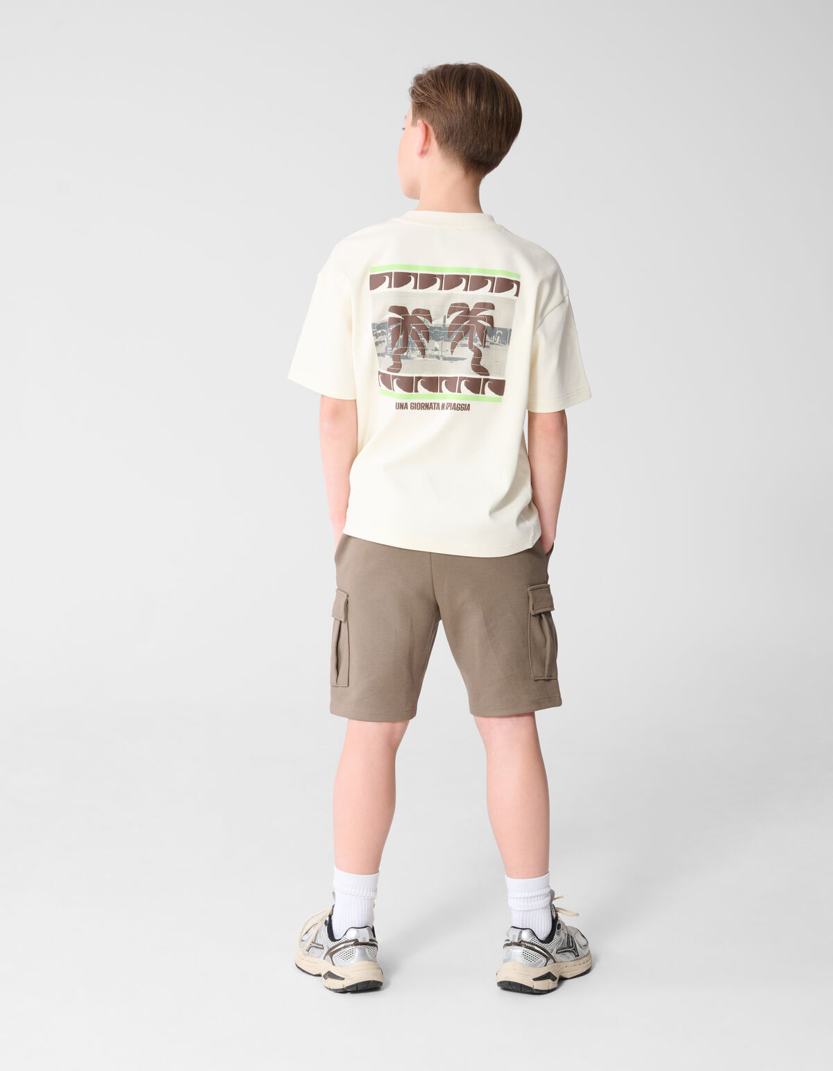 Spiaggia Artwork T-Shirt Gebrochen Wei&szlig; SHOEBY BOYS
