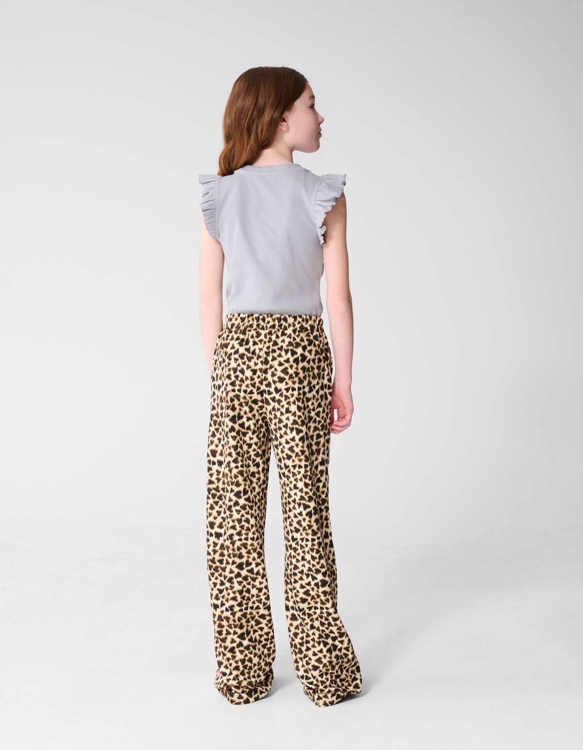 Leopard Heart Hose Hellbraun SHOEBY GIRLS