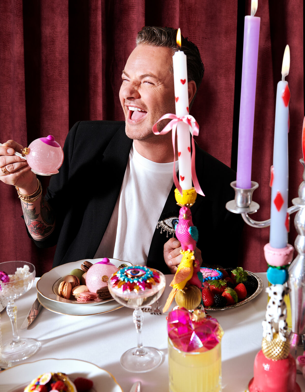 Just Divorced Weihnachtskugel Rosa By Fred SHOEBY ACCESSOIRES