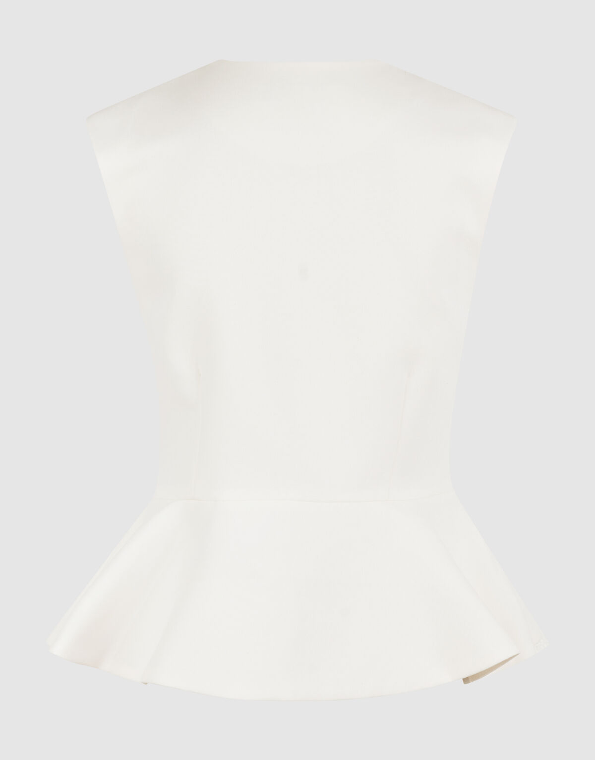 Wei&szlig;e Peplum-Weste SHOEBY WOMEN