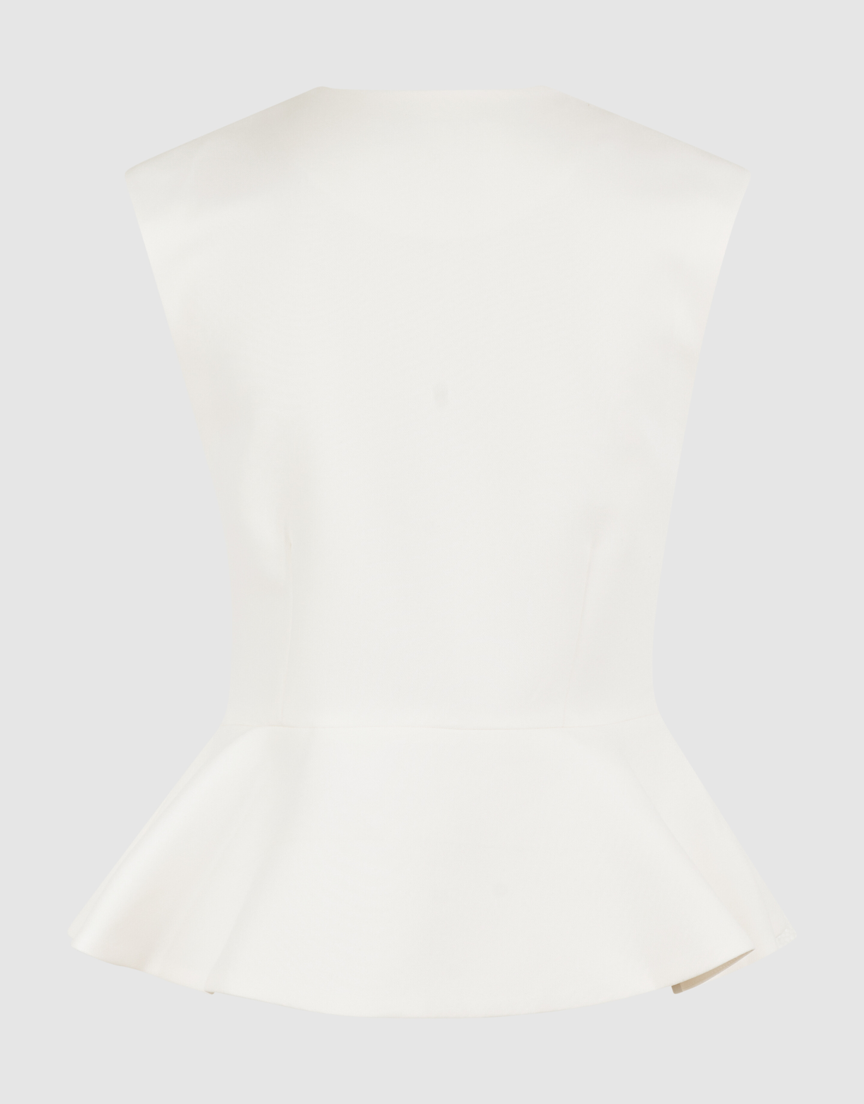Wei&szlig;e Peplum-Weste SHOEBY WOMEN