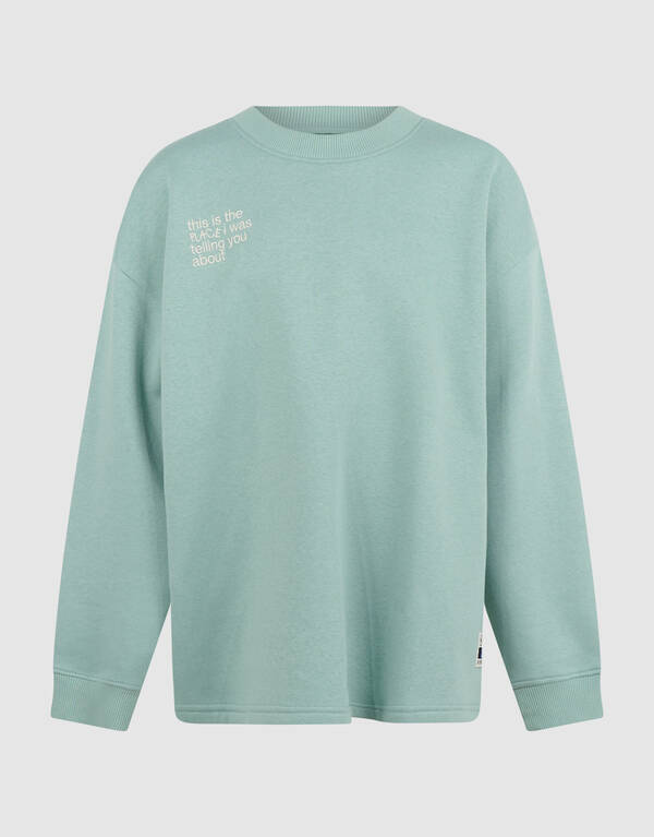 Logo Sweatshirt Hellgr&uuml;n SHOEBY BOYS