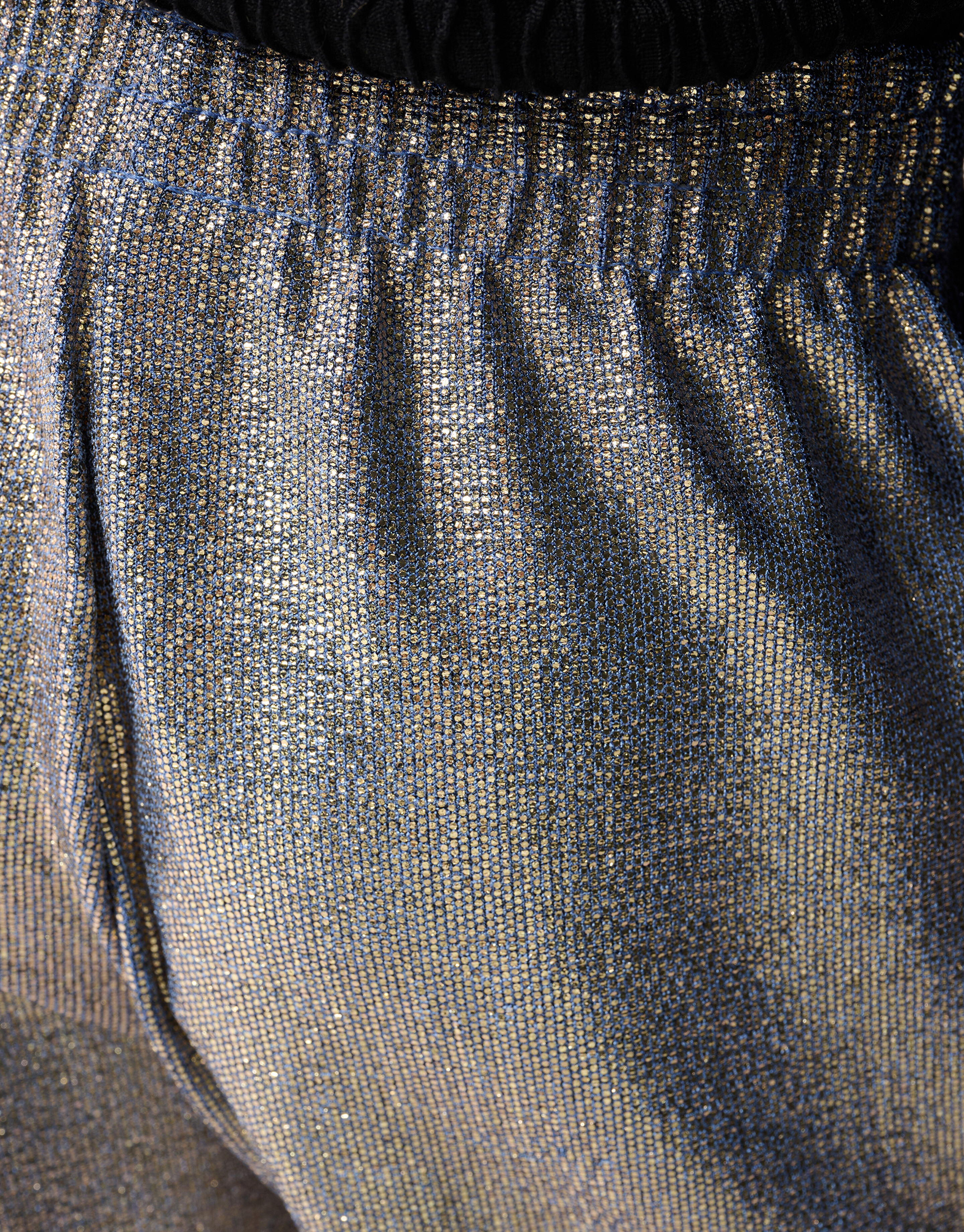 Metallic-Hose mit weitem Bein Blau SHOEBY GIRLS