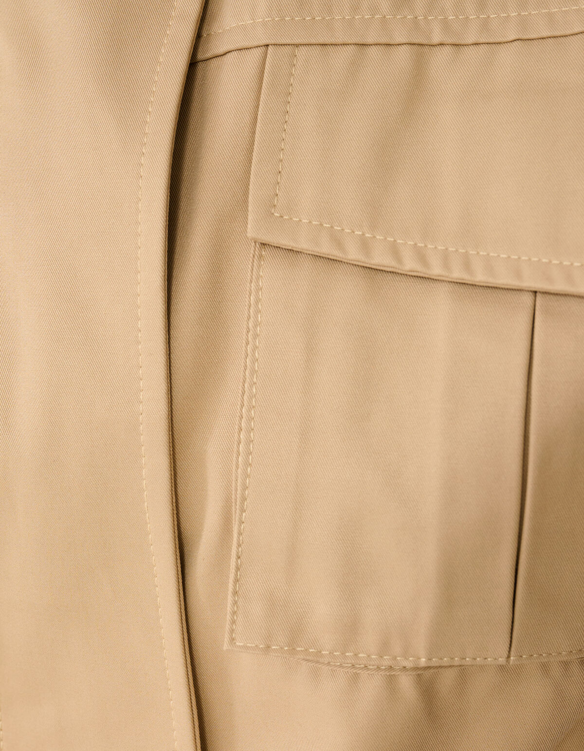 &Auml;rmellose Cargo-Jacke Beige SHOEBY WOMEN