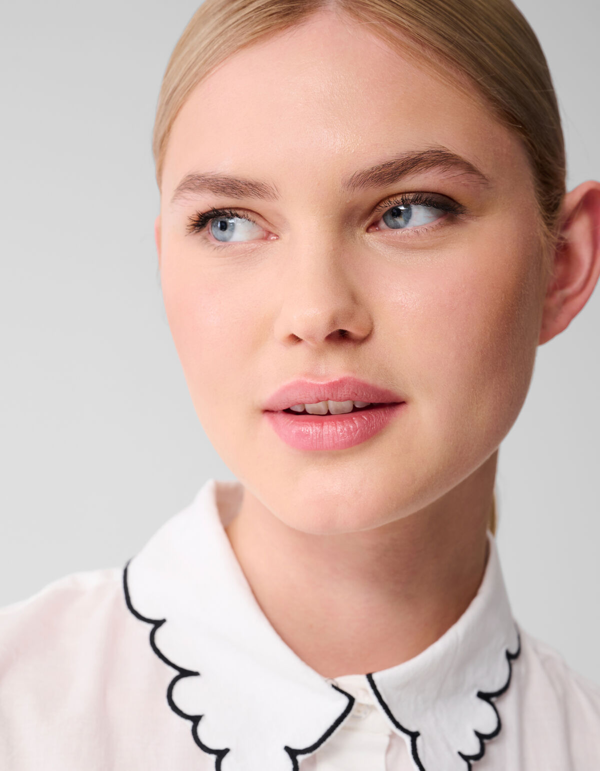 Besticktes Rüschentop Wit SHOEBY WOMEN