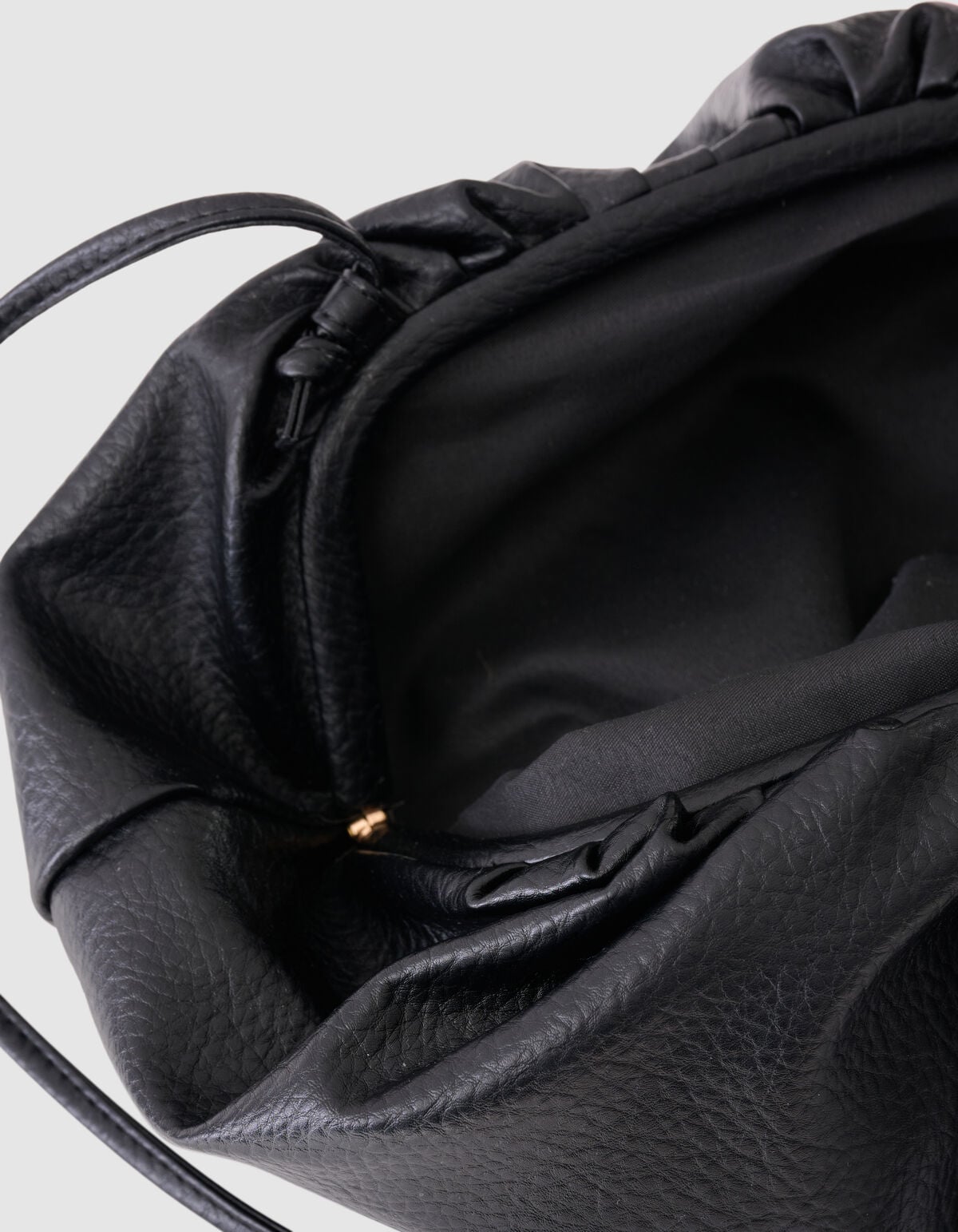 Vegane Leder-Clutch Schwarz SHOEBY ACCESSOIRES