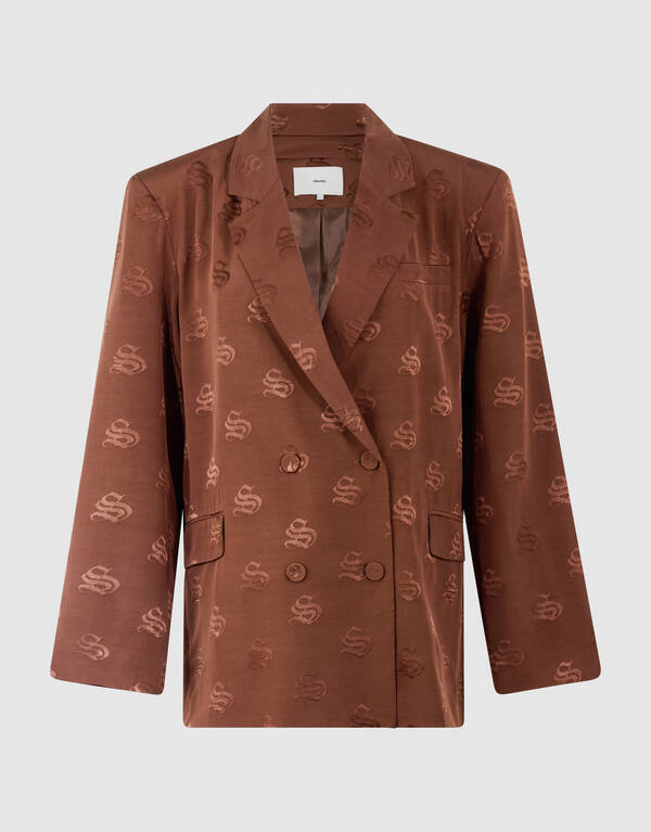 Jacquard Blazer Braun SHOEBY WOMEN
