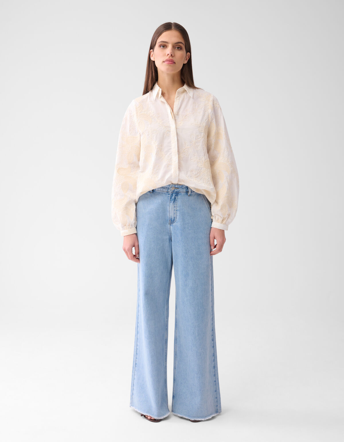 Stickerei Bluse Off White By Mieke SHOEBY WOMEN