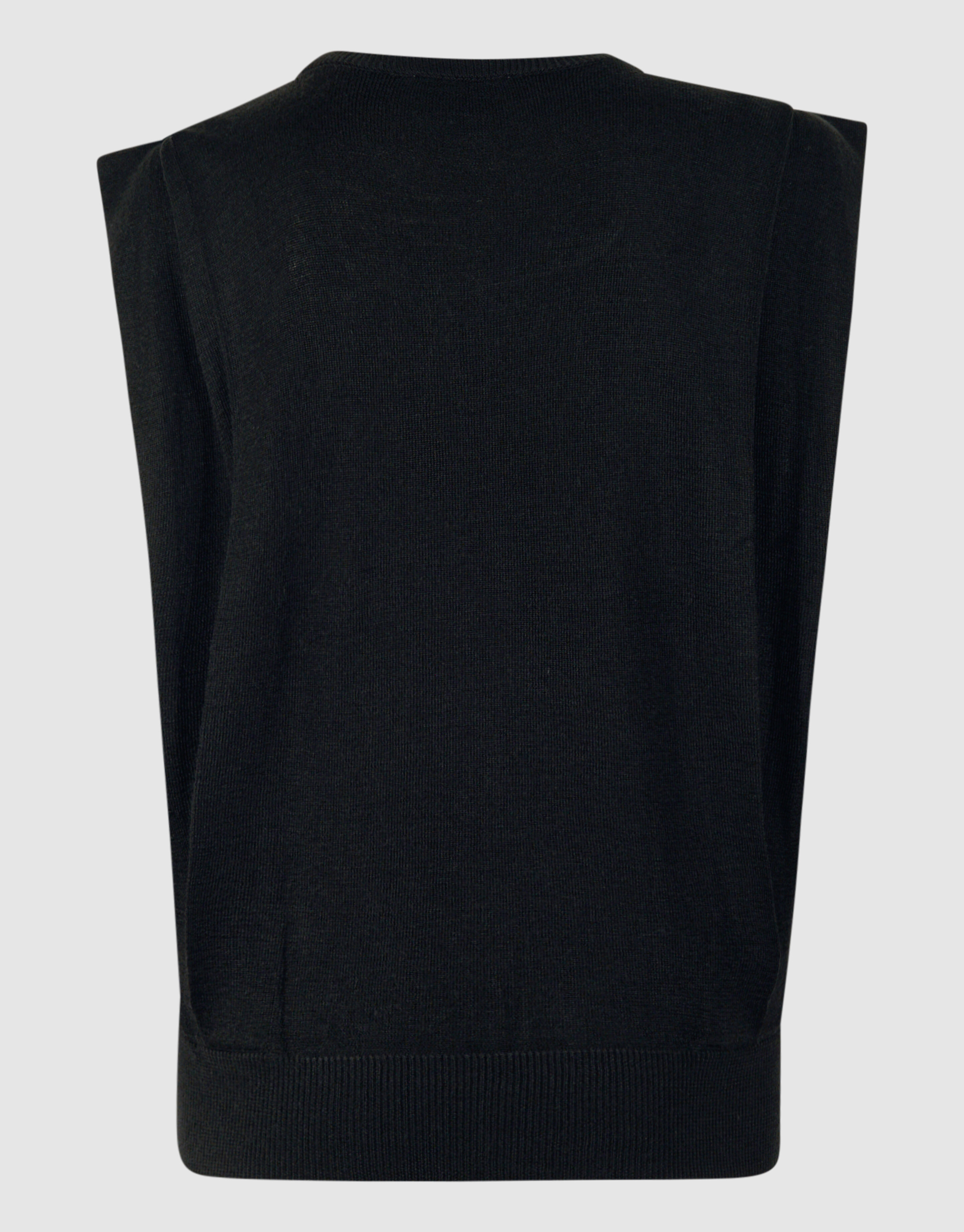 Plissiertes Oberteil mit Schulterpolstern Schwarz SHOEBY WOMEN