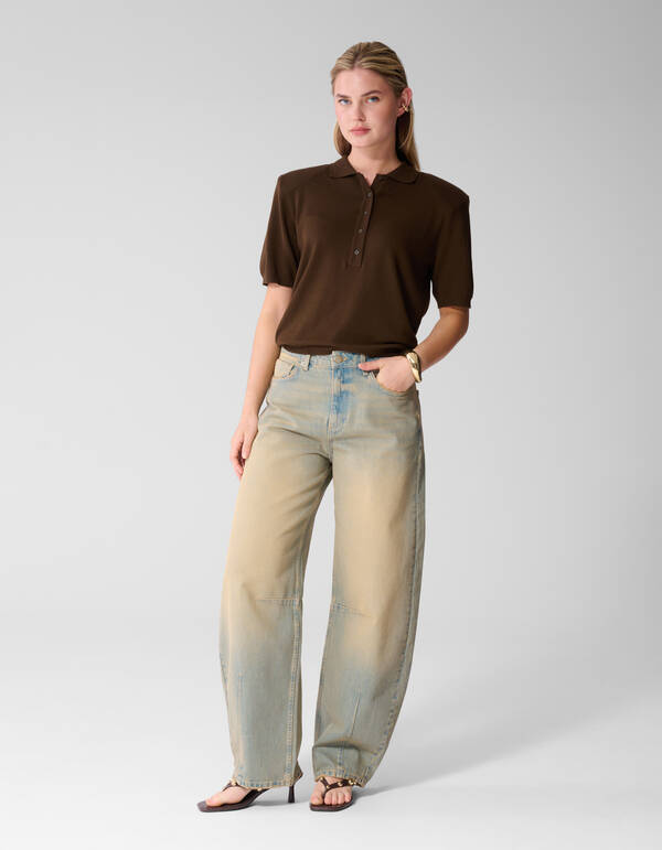 Baggy Fit Jeans Washed SHOEBY WOMEN