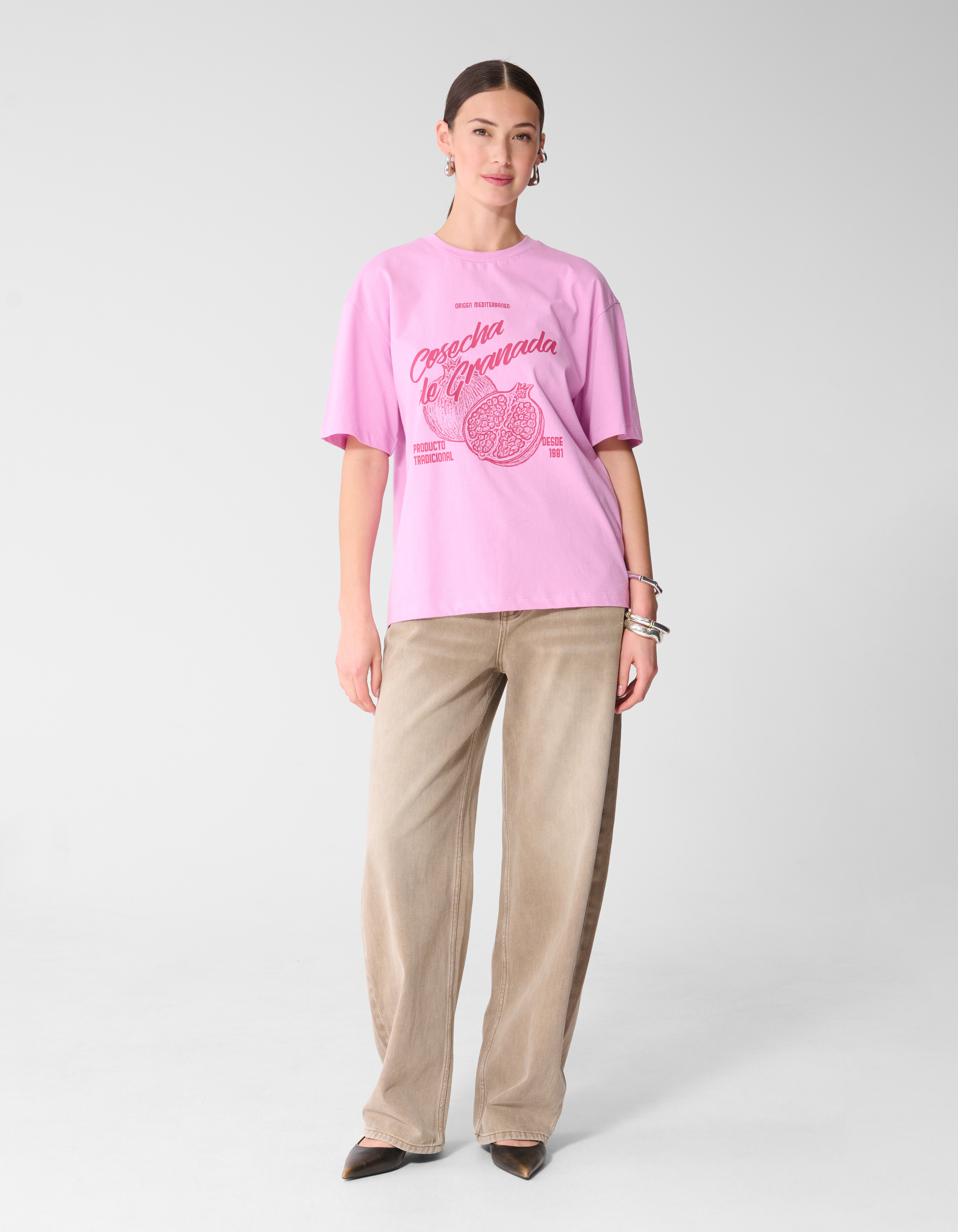 Granada Artwork T-Shirt Rosa SHOEBY WOMEN