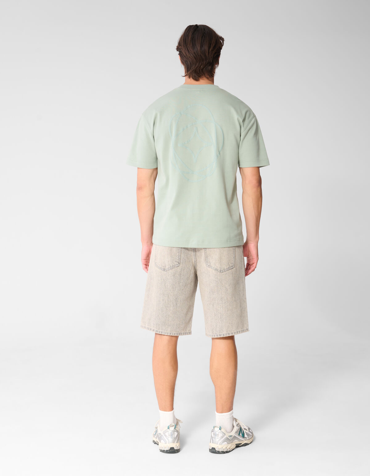 Graphic Spark T-Shirt Hellgr&uuml;n SHOEBY MEN