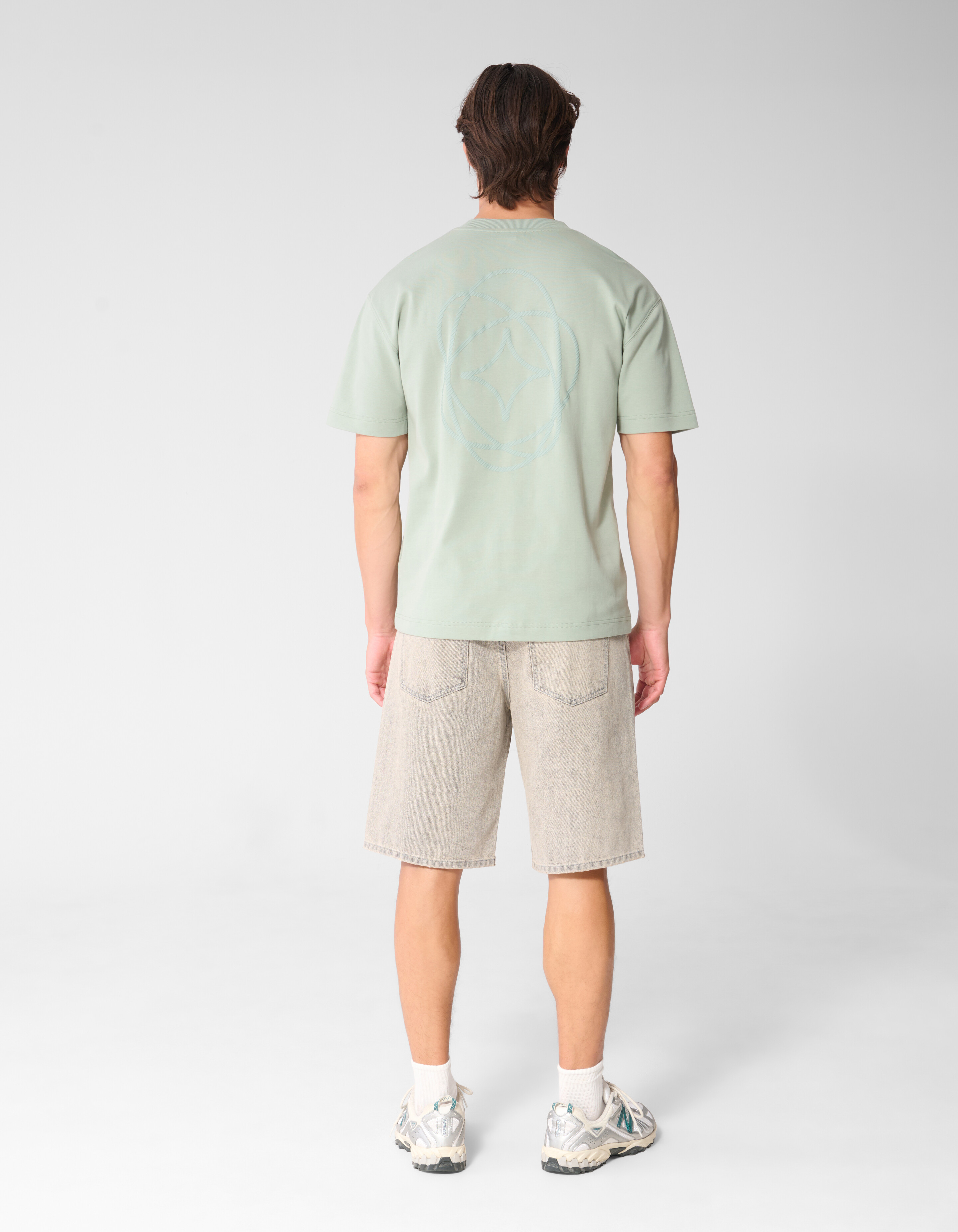 Graphic Spark T-Shirt Hellgr&uuml;n SHOEBY MEN
