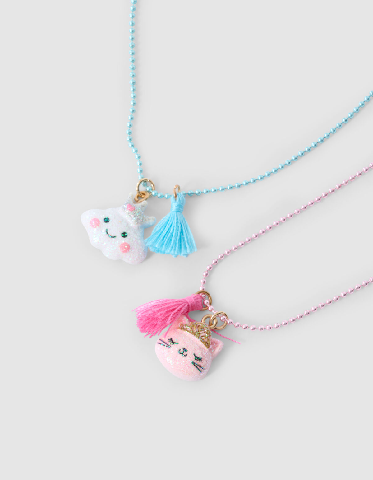 BFF-Halskette Blau/Rosa SHOEBY ACCESSOIRES