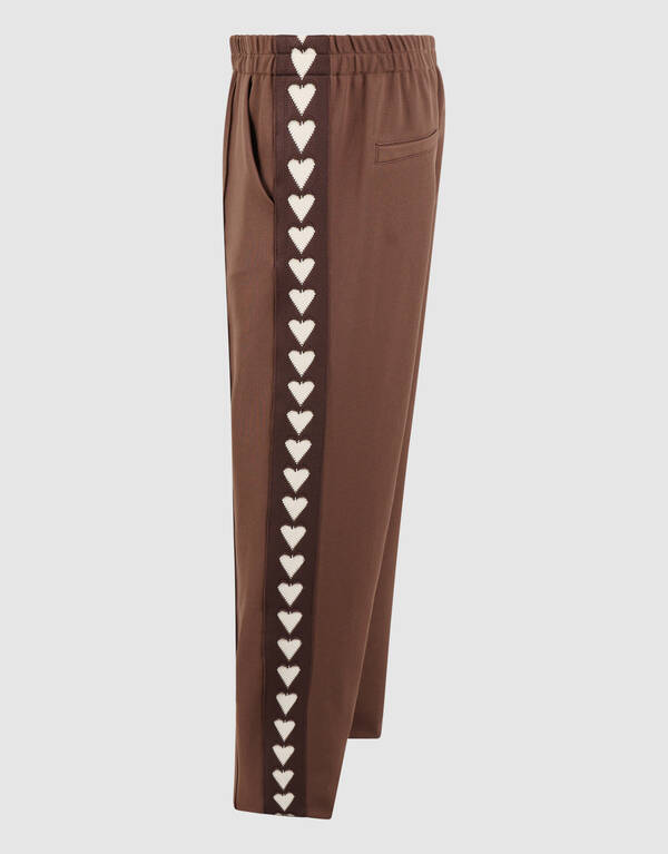 Fancy Tape Hose mit weitem Bein, braun SHOEBY GIRLS