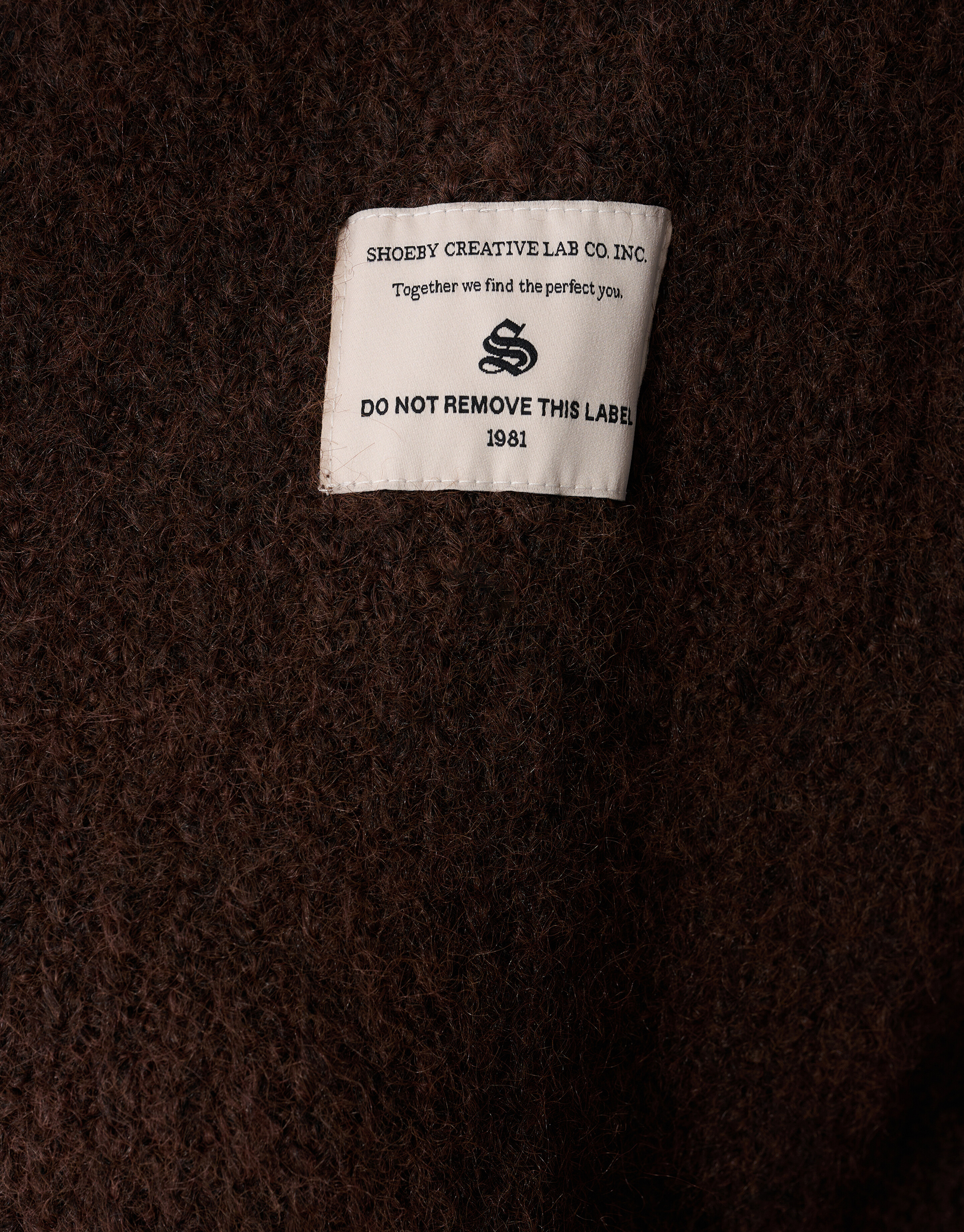Hairy Button Gilet Dunkelbraun SHOEBY WOMEN