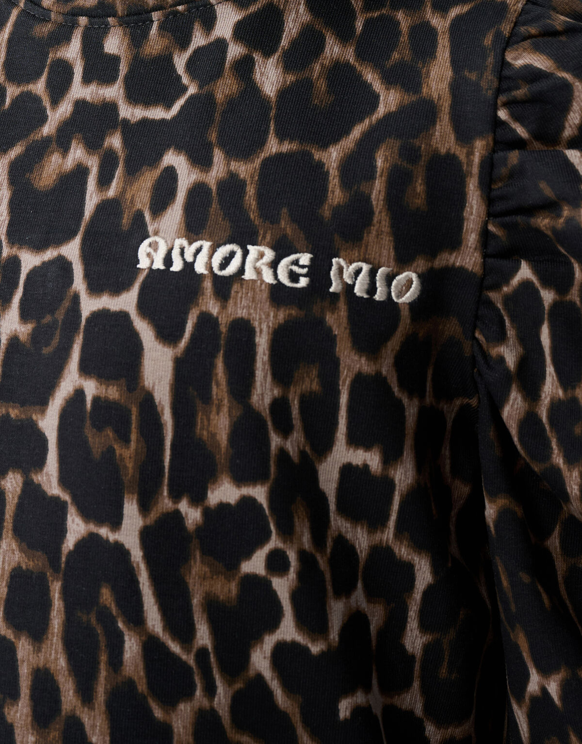 Bedrucktes Leoparden-Minikleid Braun SHOEBY GIRLS