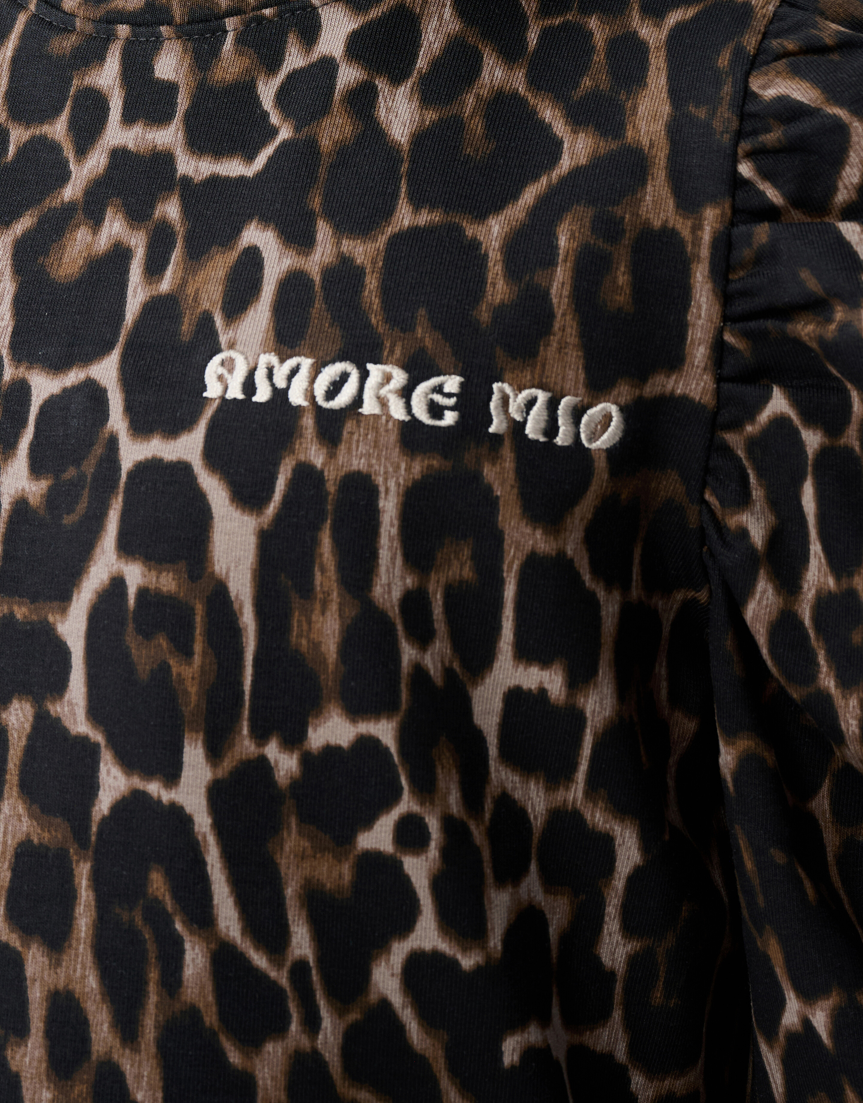 Bedrucktes Leoparden-Minikleid Braun SHOEBY GIRLS